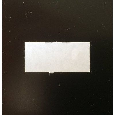 Klika - Label 2612 Rechteck weiß Dauerwelle 2 Schlitz 54 3 Stück