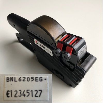 Klika - Preiszange BLITZ C20/A 10 Alfa+10 Ziffern