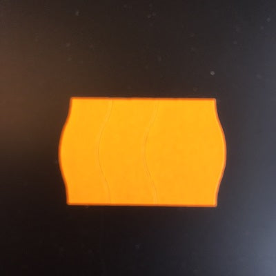 Klika - Label 2516 fl.orange perm 2sl Sicherheit 2 Stück