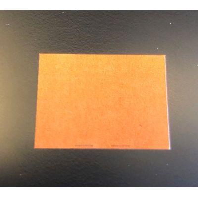 Klika -  Etiket 2619 oranje permanent rechthoek