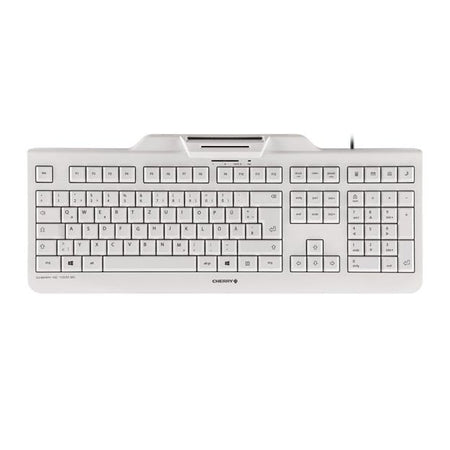 CHERRY -   KC 1000 SC toetsenbord Universeel USB AZERTY Belgisch Wit