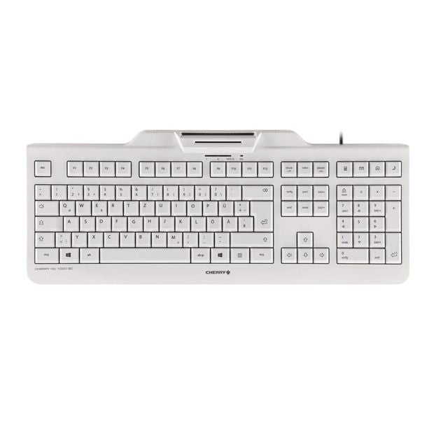 CHERRY -   KC 1000 SC toetsenbord Universeel USB AZERTY Belgisch Wit