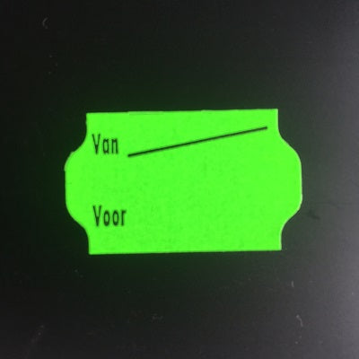 Klika - Label 3219 Fluorgrün dim. Ab Für 2 Stück