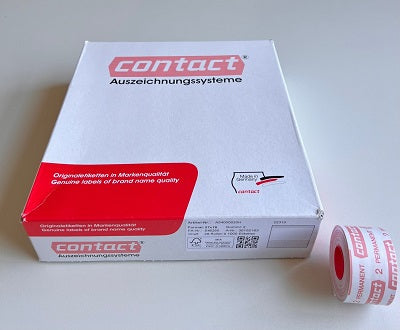 Klika - Label 3719 weiße Dauerwelle 2 Schlitze gerade 28.000