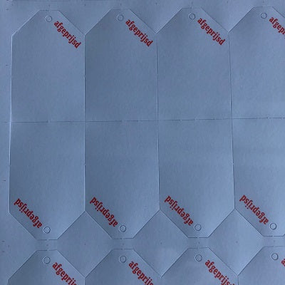 Klika - Hängeetikett 38x60 mm rabattiert 5 Stück