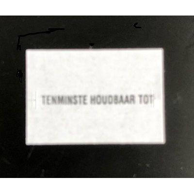 Klika - Etikett 16x23mm Mindestens Haltbarkeitsdatum