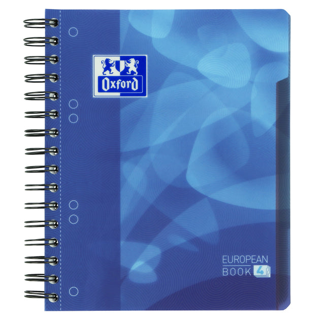 Oxford - Projektbuch Schule A5+ Linie 6-Loch 240 Seiten 80gr blau