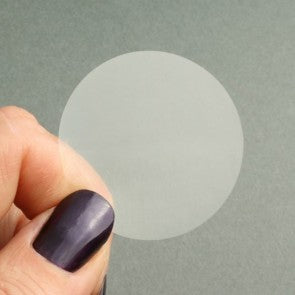 Klika -  Etiket 40 mm rond transparant 2000 stuks