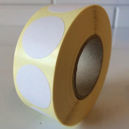 Klika - Etikett 25 mm rund weiß 1000 Rolle 40 Stück