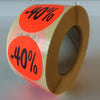 Klika - Fluorrotes Etikett 35 mm 40 % Rabatt 500/R 30 Stück