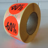 Klika - Fluorrotes Etikett 35 mm 60 % Rabatt 500/R 30 Stück