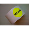 Klika -  Etiket fluor geel 35mm Reclame 500rol