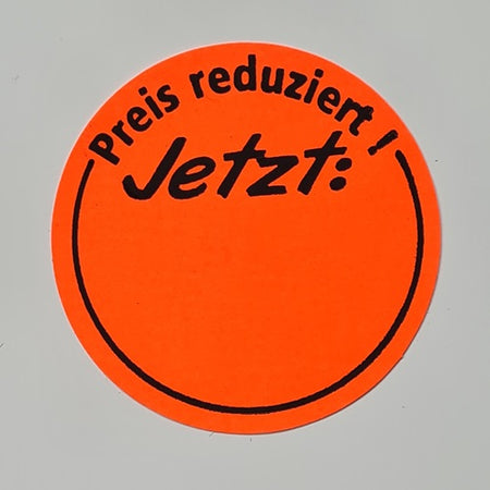 Klika -  Etiket fluor rood 35mm JETZT: