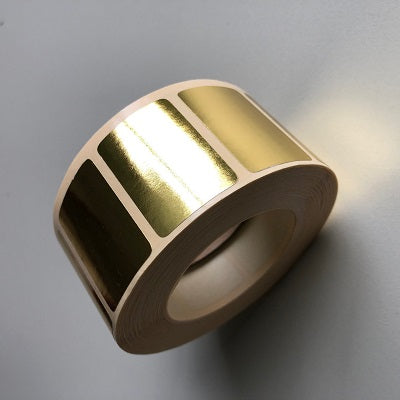Klika -  Etiket goud onbedrukt 36x25mm 1000/rol
