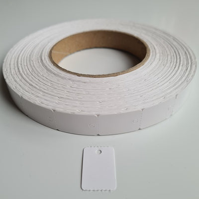 Klika - Hängeetikett auf Rolle 17x25mm blanko 2000 Stück 13 Stück