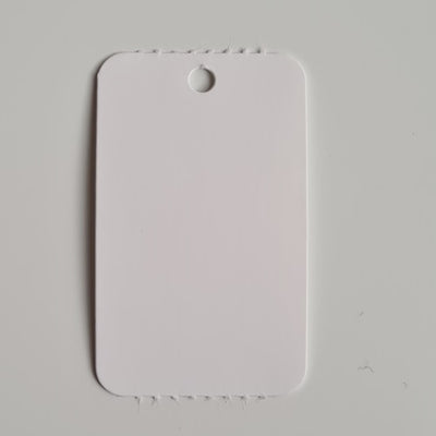 Klika – Hängeetikett auf Rolle 25 x 42 mm, blanko, 2000 Rl, 10 Stück