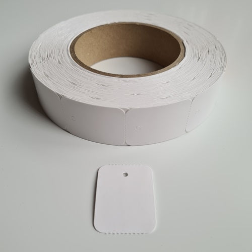 Klika - Hängeetikett auf Rolle 30x40 mm blanko 1000 Stk. 14 Stück