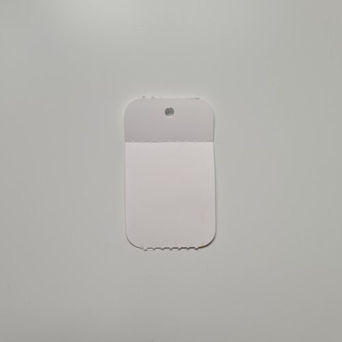 Klika - Hängeetikett auf Rolle 30x50mm blanko perf1000 10 Stück