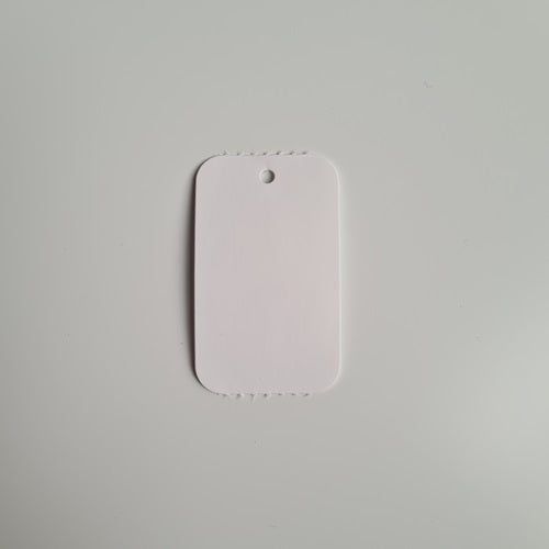 Klika – Hängeetiketten auf Rolle 30 x 50 mm, blanko, ohne Perforation, 10 Stück