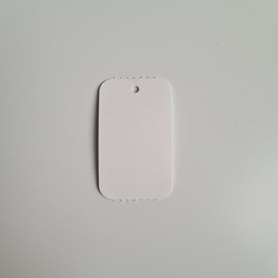 Klika – Hängeetiketten auf Rolle 30 x 50 mm, blanko, ohne Perforation, 10 Stück