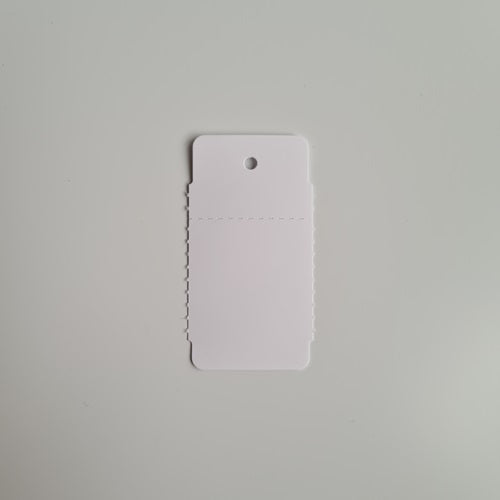 Klika - Hängeetikett auf Rolle 58x30 mm perf. weiß 2000 7 Stück