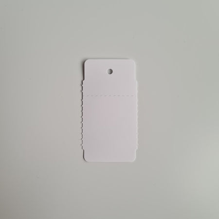 Klika - Hängeetikett auf Rolle 58x30 mm perf. weiß 2000 7 Stück