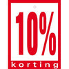 Klika -  Hangetiket 60x80 mm 10% korting 100 stuks