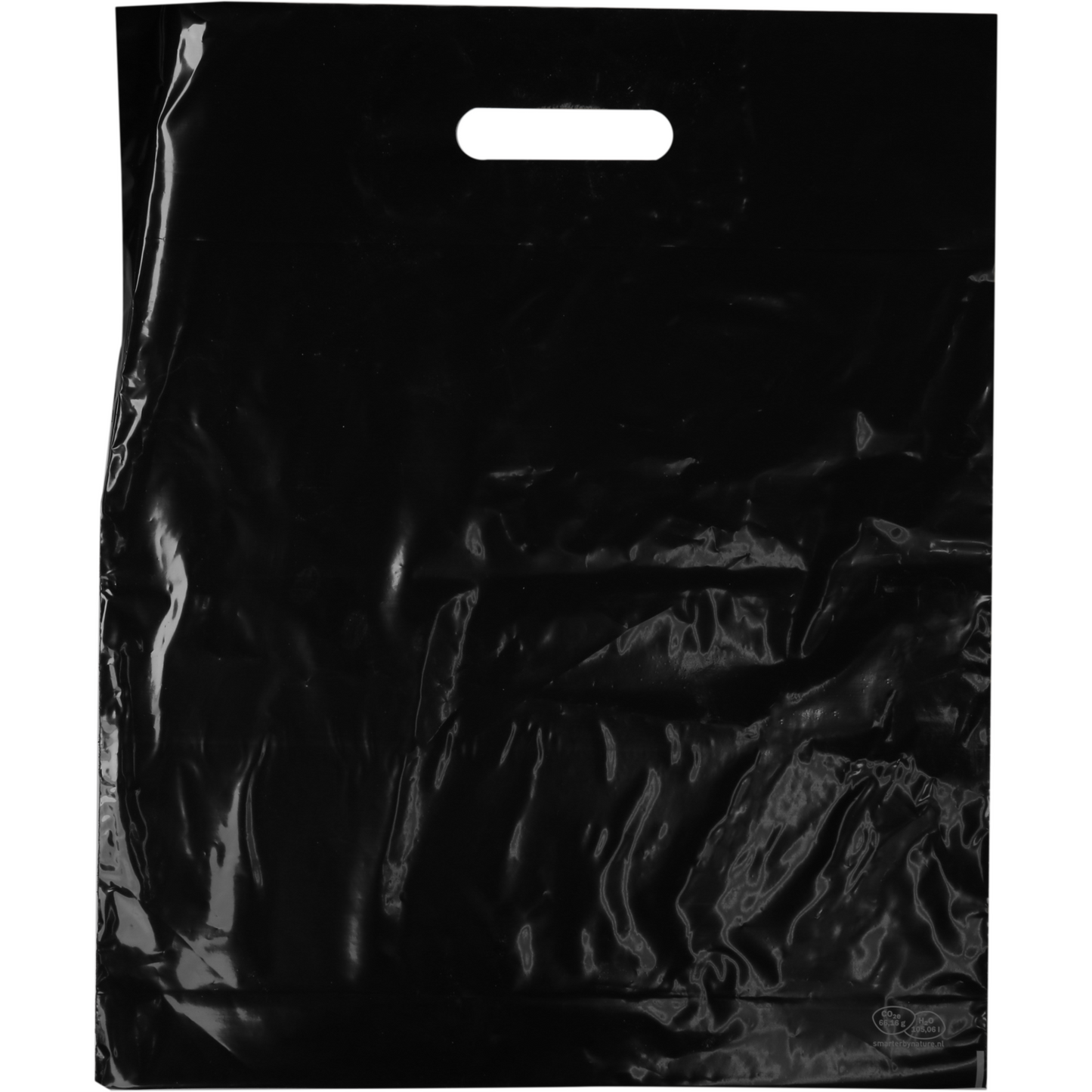 Klika - Tas | Ldpe | Dkt | 38x45cm | Bodenfalte 8cm | Tragetasche | Schwarz | 100 Stück