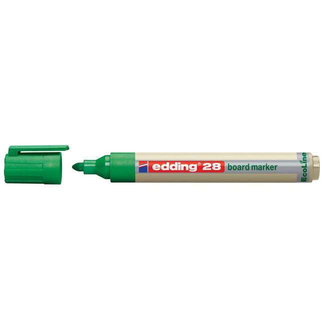 Edding - Whiteboardmarker 28 EcoLine rund 1,5-3mm grün