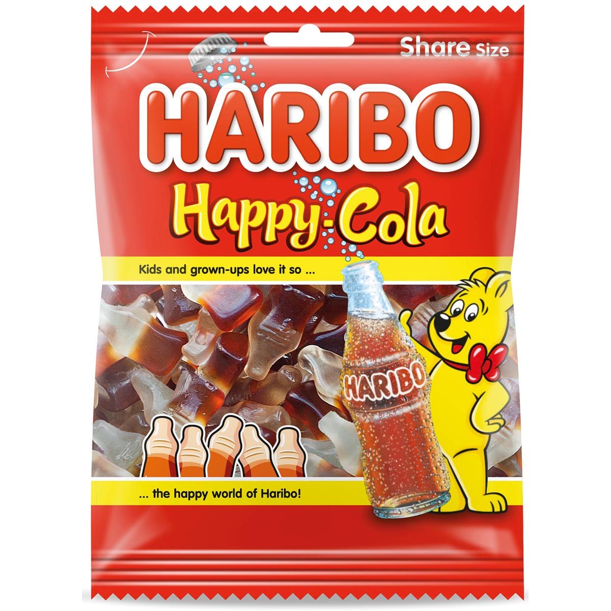 Haribo - Candy Happy Cola, Beutel mit 185 g
