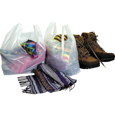 Klika - Tasche | HDPE | geprüft | 30x 10x60cm | Hemd-Einkaufstasche | weiß | 500 Stück