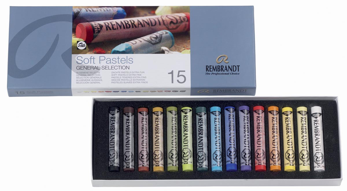 Rembrandt - Weiche Pastelle, Box mit 15 Pastellen
