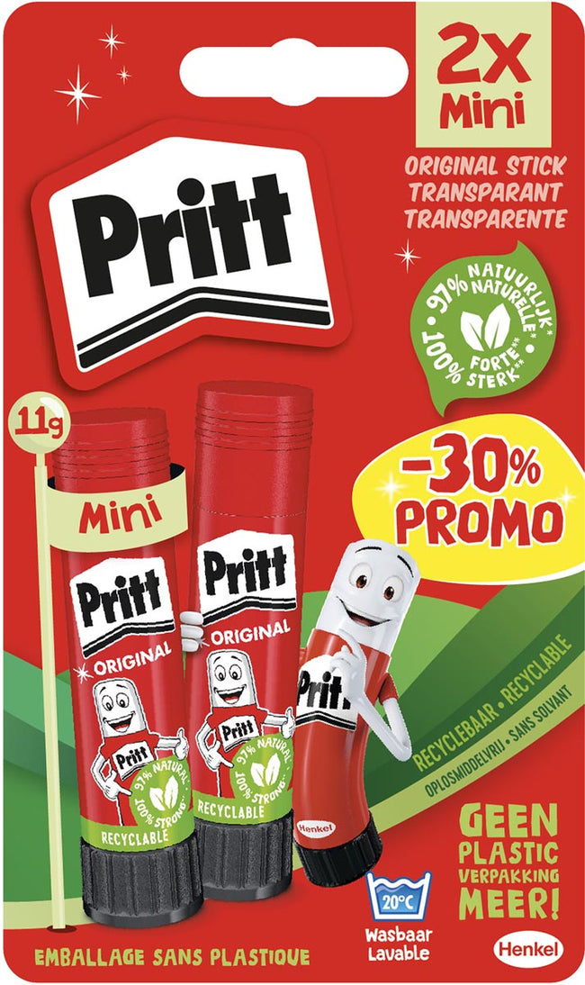 Pritt - Klebestift Stick Original 2x 11gr Aktion