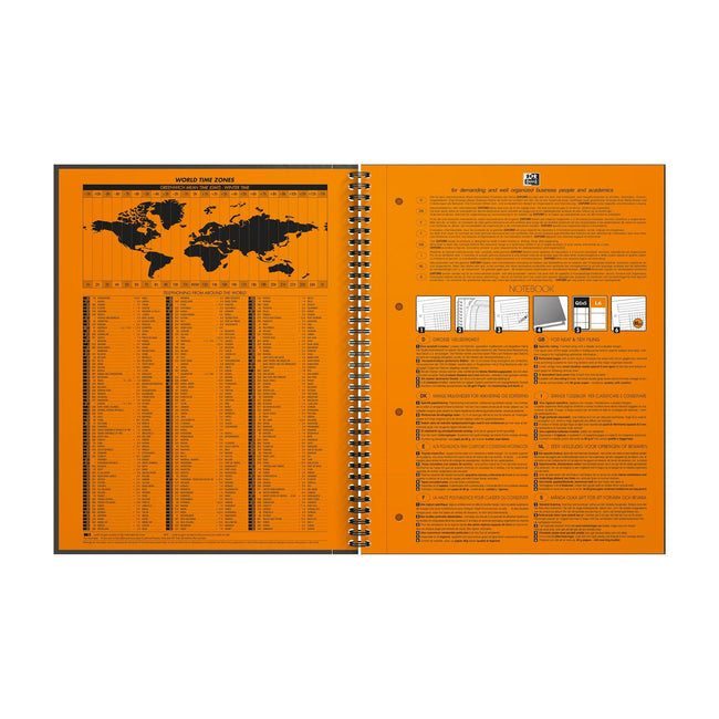 Oxford -  Spiraalblok oxf international notebook a4+ rt 5mm