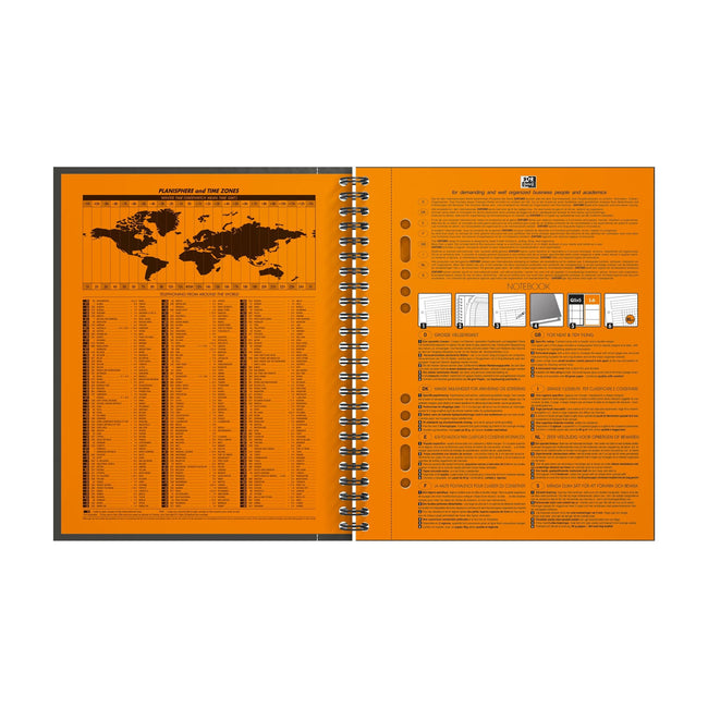Oxford -  Spiraalblok oxf international notebook a5+ rt 160p