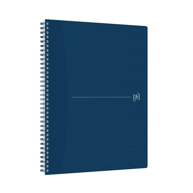 Oxford -  Spiraalblok oxf origin a4+ lijn 140pag 80gr blauw