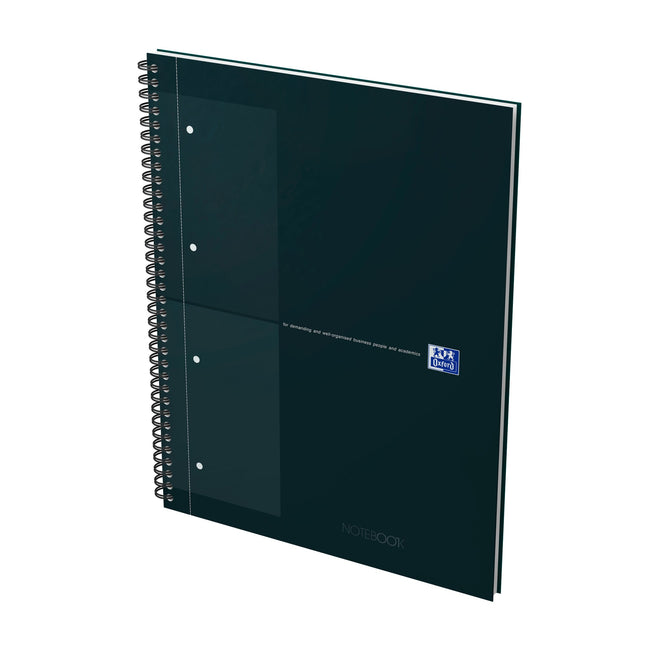 Oxford -  Spiraalblk oxf international notebk a4+ rt 5x5 zw | 5 stuks