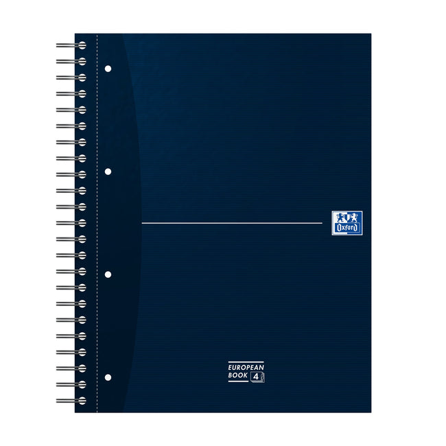 Oxford -  Collegeblok  europeanbook a4+ 120 vel ass | 5 stuks