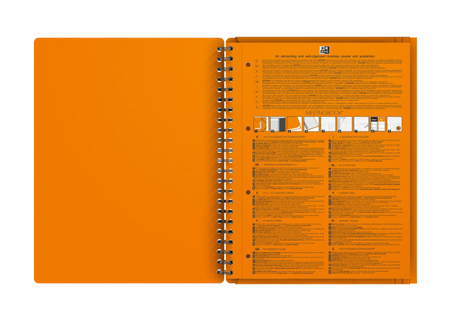 Oxford -  Spiraalblok oxf international meetingbook a4+ lijn | 5 stuks