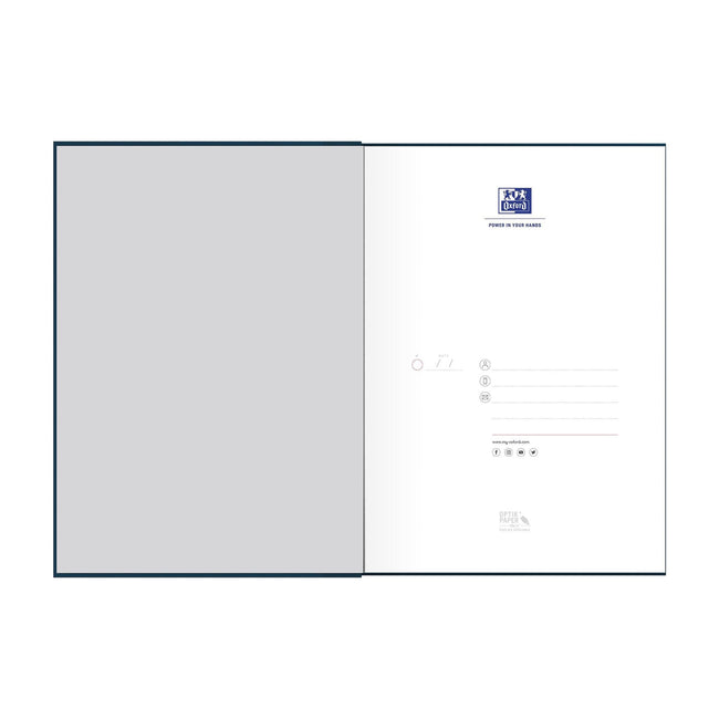 Oxford -  Notitieboek  office essentials a4 lijn zw | 5 stuks