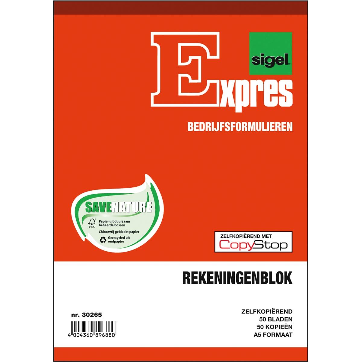 Sigel - Kontoblöcke, ft A5, Niederländisch, Duplikat (50 x 2 Blatt)