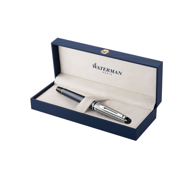 Waterman -  Vulpen expert metallic ct f steengrijs
