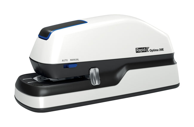 Rapid - Heftgerät elektrisch Optima 20 20 Blatt silber/schwarz | 2 Stk