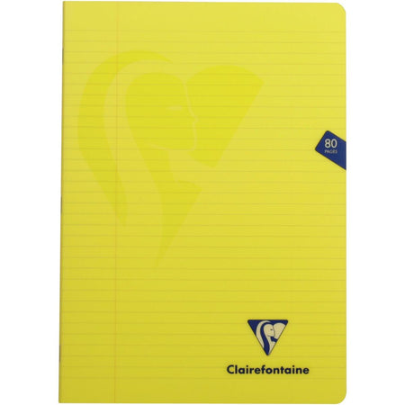 Clairefontaine – Mimesys-Notizbuch für ft A4, 80 Seiten, PP-Einband, liniert, verschiedene Farben
