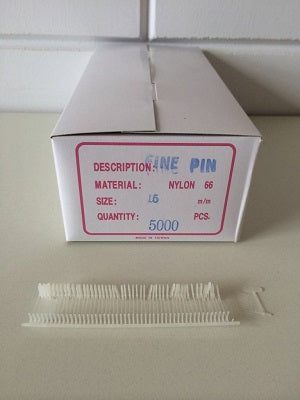 Klika - Nylon-Textilstifte 15mm fein 5.000 Stück 14 Stück