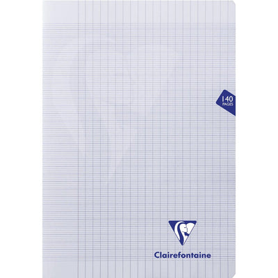 Clairefontaine – Mimesys-Notizbuch für ft A4+, 140 Seiten, Einband aus PP, Seyès, verschiedene Farben