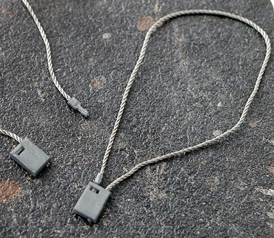 Klika -  Koordsluiting 120 mm blok grijs 100 stuks