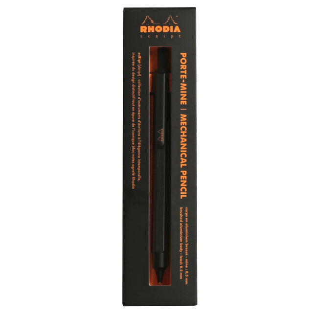 Rhodia -  Vulpotlood script 0.5mm zwart
