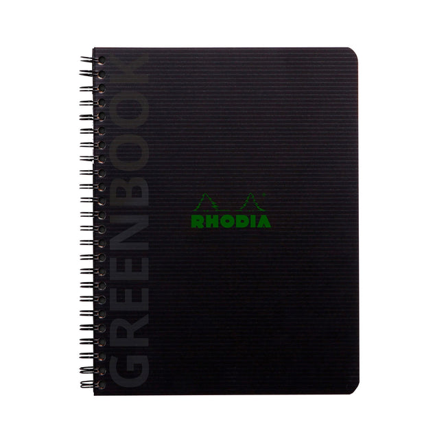 Rhodia -  Notbk greenbook a5 lijn 6-g 180 pag zwart