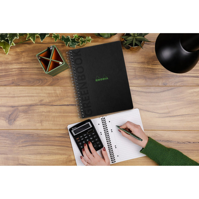 Rhodia -  Notitieboek greenbook recycled a4+ lijn hc